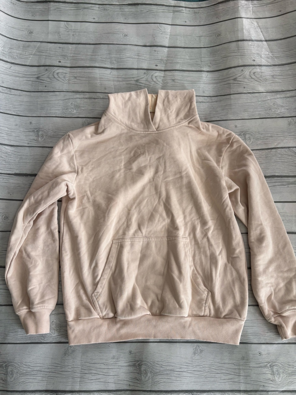 Women’s hooded sweatshirt  - beige